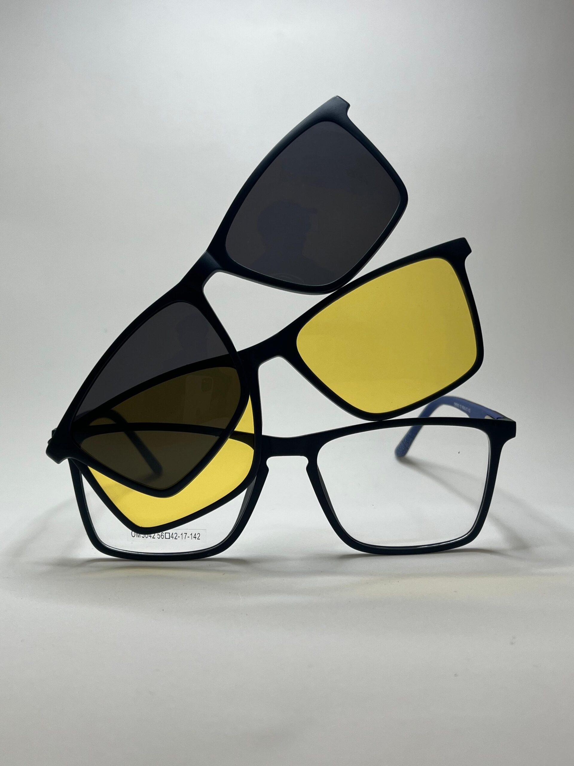 Armação Óculos Masculino Suel 2 em 1 Italy Design - Imagem 2